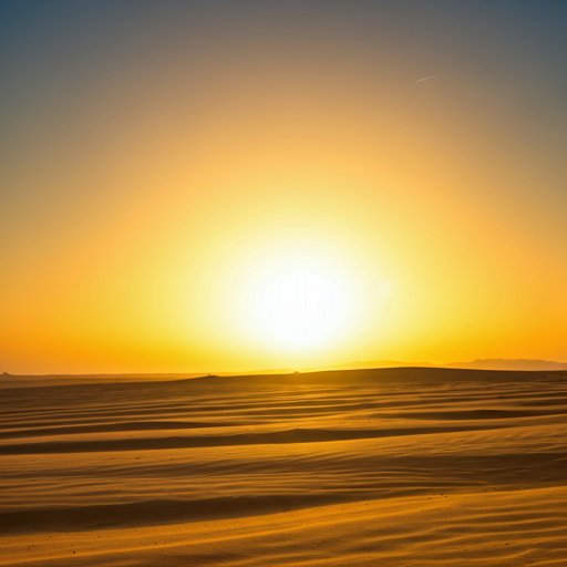 Cinematic golden hour Siwa